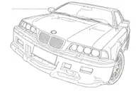 bmw e36 tattoo design idea