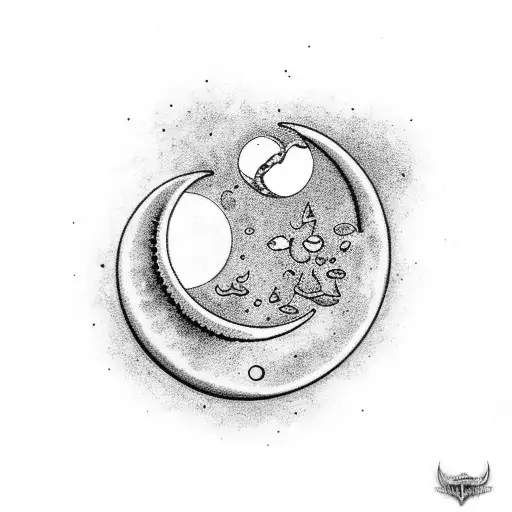 Waxing Crescent Moon Phase SVG Cut file by Creative Fabrica Crafts ·  Creative Fabrica