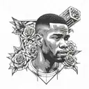 frank ocean tattoo design idea