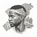 frank ocean tattoo design idea