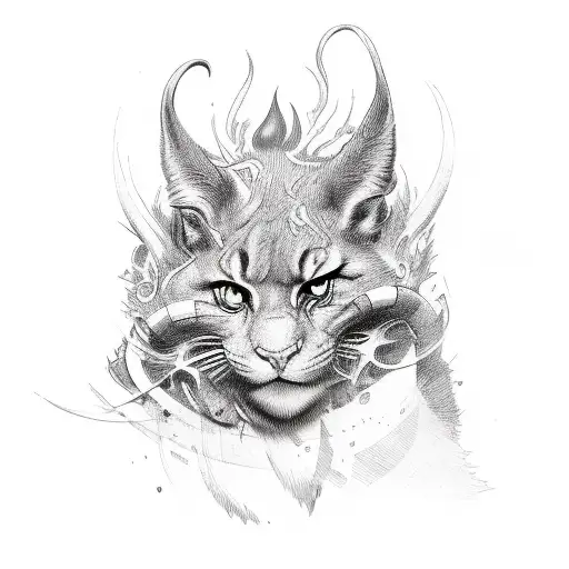 gamble fire dicipline overcome tattoo design idea