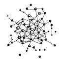 dopamine molecular structure tattoo design idea