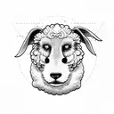  sheepdog tattoo design idea