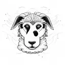  sheepdog tattoo design idea