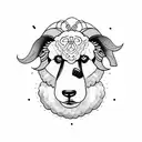  sheepdog tattoo design idea
