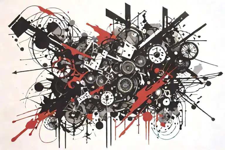 Press Play  tattoo design idea