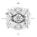 Gemini  tattoo design idea