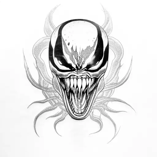 Venom  tattoo design idea