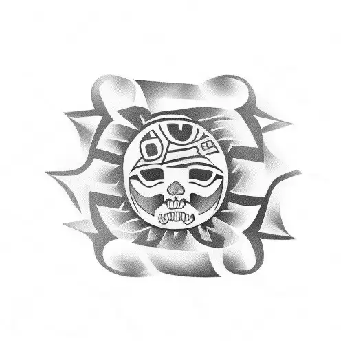 Puerto Rican tribal tattoo for men to place on leg tattoo design idea