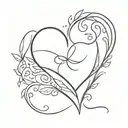 I carry your heart tattoo tattoo design idea
