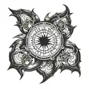 resident evil biohazard tattoo design idea