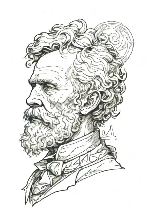 god is dead nietzsche schopenhauer anarchy tattoo design idea