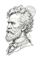 god is dead nietzsche schopenhauer anarchy tattoo design idea