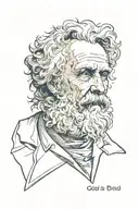 god is dead nietzsche schopenhauer anarchy tattoo design idea