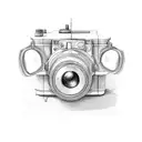 camera  tattoo design idea