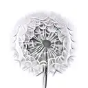Dandelion tattoo design idea