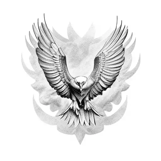 Amazon.com : 3D Geometry Diamond Flying Eagle Temporary Tattoo Black Women  Men Body Arm Tattoo Sticker Waterproof Flash Tatoo Legs : Beauty & Personal  Care