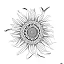 spinal Flower  tattoo design idea