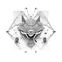 kite tattoo design idea