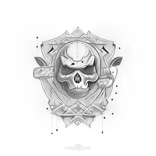 cinema, guitar, Americana tattoo design idea